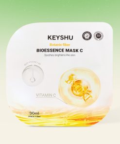 Mặt Nạ Vitamin C Botanic fiber KEYSHU Dưỡng Ẩm, Làm Dịu Và Sáng Da 10 Miếng x 30ML