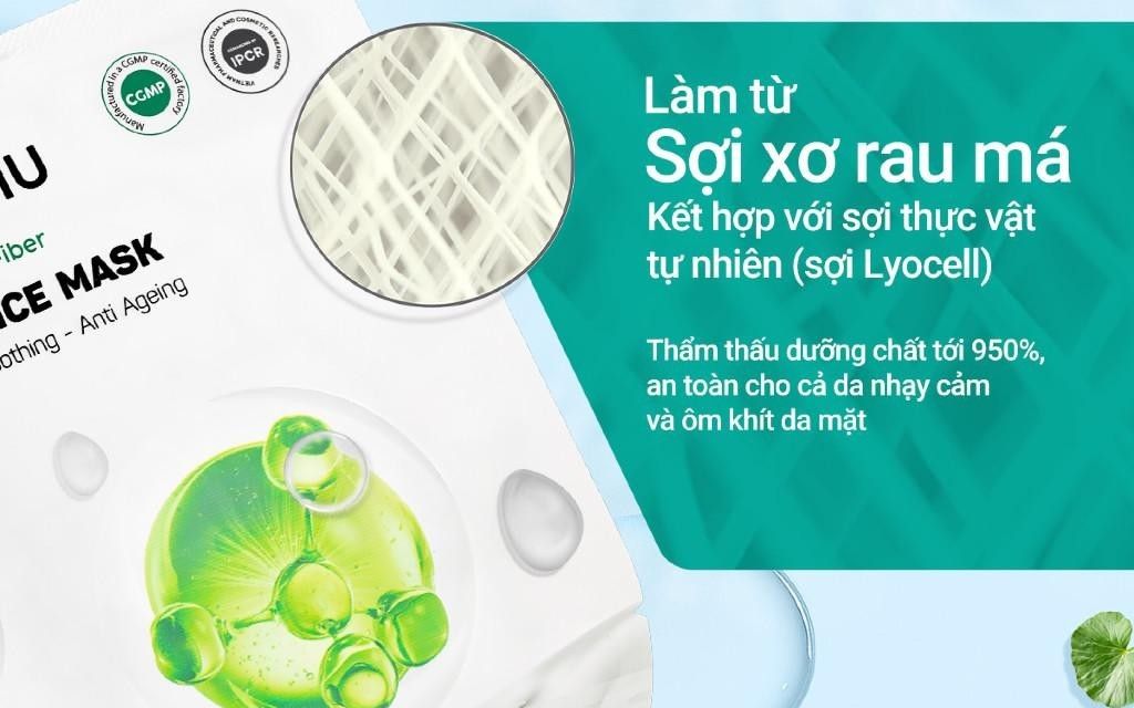 mặt nạ rau má có tác dụng gì keyshu