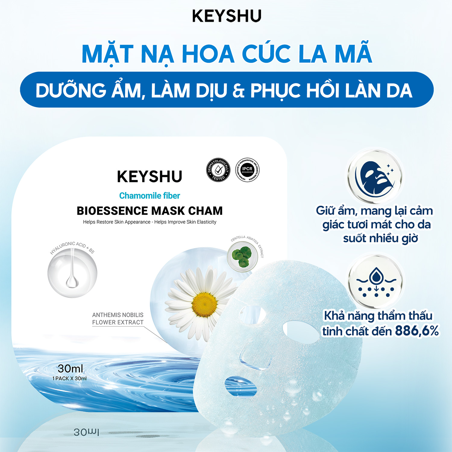 mặt nạ hoa cúc