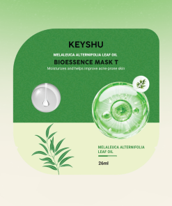 Mask KEYSHU Tràm Trà| Hỗ Trợ Giảm Mụn, Kiểm Soát Dầu, Làm Dịu Da| 10 Miếng x 26ml