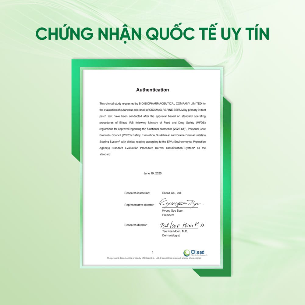 Cicamax Refine Serum - Serum Rau Má| Hỗ Trợ Làm Dịu Da, Ngừa Lão Hóa - Ảnh 4